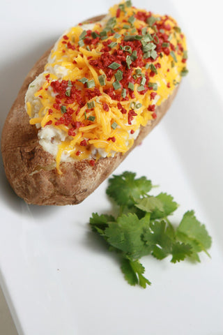 Baked Potato Bar with Chicken Strips