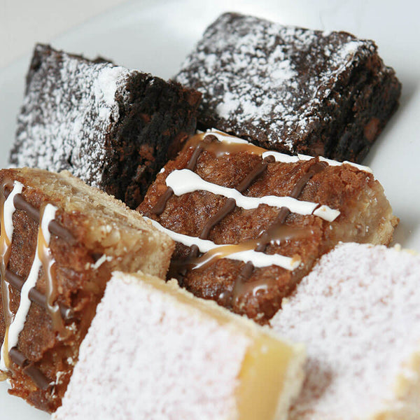 Dessert bar tray assortment for baby shower catering by Rx Catering